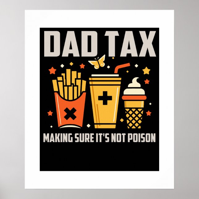 Bästa Pappa-skattdesignen För manar, underlig Fars Poster (Framsidan)