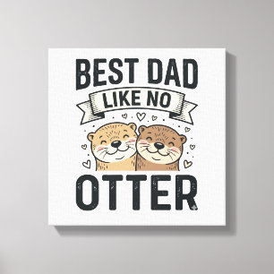 Bästa pappa som ingen utter Söt utter fars dag Des Canvastryck
