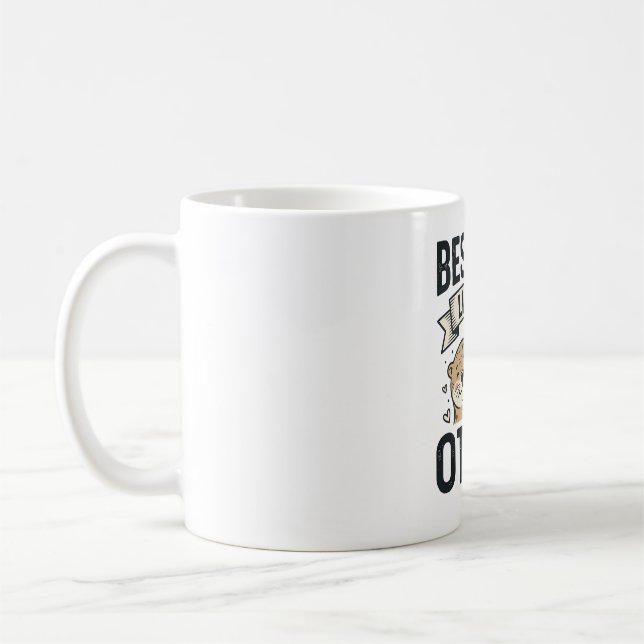 Bästa pappa som ingen utter Söt utter Fars dag Des Kaffemugg (Vänster)