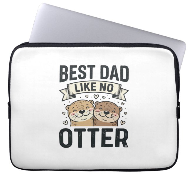 Bästa pappa som ingen utter Söt utter fars dag Des Laptop Fodral (Framsidan)