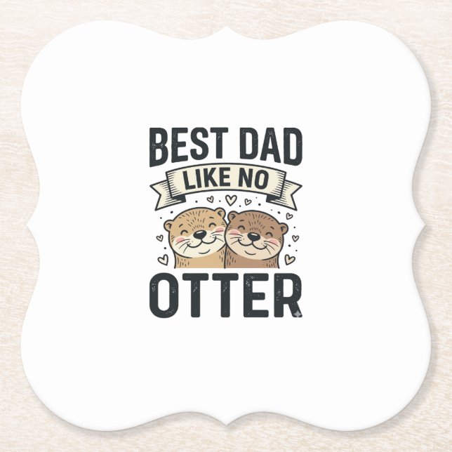 Bästa pappa som ingen utter Söt utter fars dag Des Underlägg Papper (Framsida)
