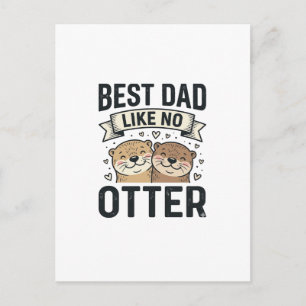 Bästa pappa som ingen utter Söt utter fars dag Des Vykort