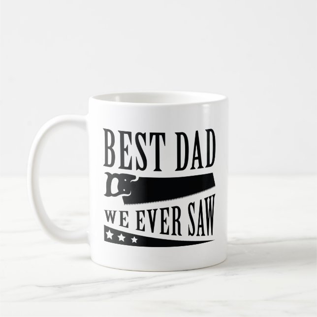 Bästa Pappa som vi någonsin sett Kaffemugg (Vänster)