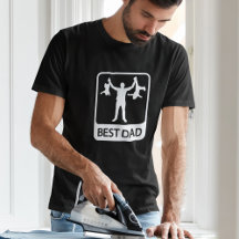 Bästa Pappa - stolt Far med barn