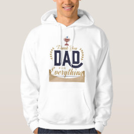 Bästa pappa – tack-design hoodie