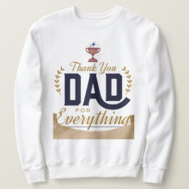 Bästa pappa – tack design lång ärmad tröja