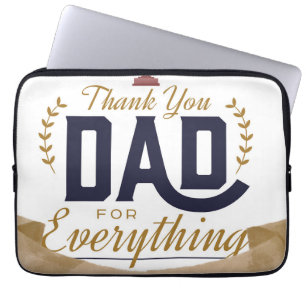 Bästa pappa – tack design laptop fodral