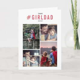 Bästa Pappa Till Tjejer Någonsin | Personlig #Papp Kort