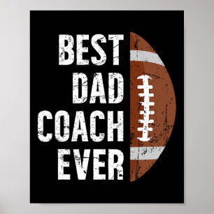 Bästa Pappa-träning någonsin Pappa i en fotbollspl Poster