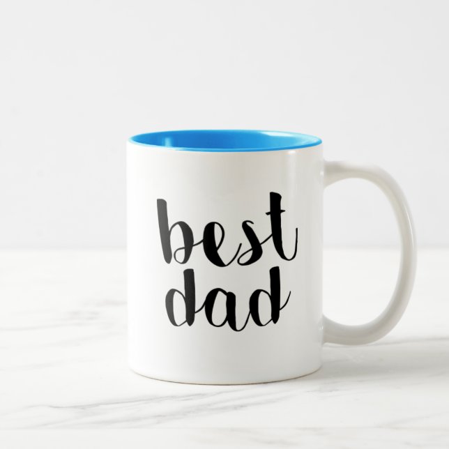 Bästa Pappa Två-Tonad Mugg (Höger)