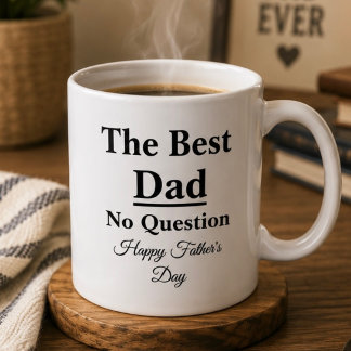 Bästa pappa utan tvekan Fars dag Kaffe Mugg