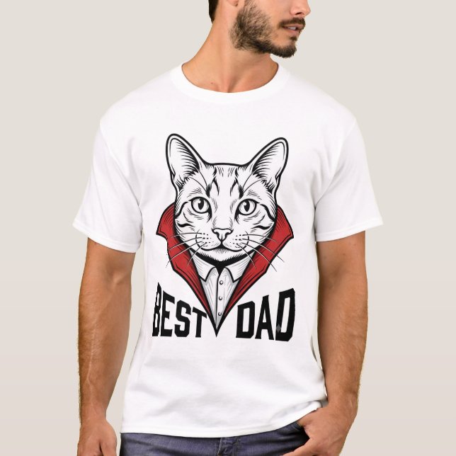Bästa Pappa Vampire Katth Gravyr Design_1 T Shirt (Framsida)