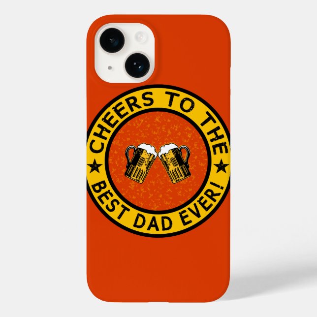 BÄSTA PAPPA VARJE anpassningsbar iphone case (Baksida)