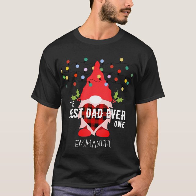 BÄSTA PAPPA VARJE JulGnome T Shirt (Framsida)