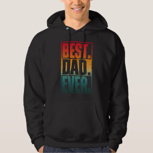 BÄSTA PAPPA VARJE TYPOGRAFI HOODIE