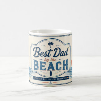 Bästa pappa vid stranden Fars dag Mugg