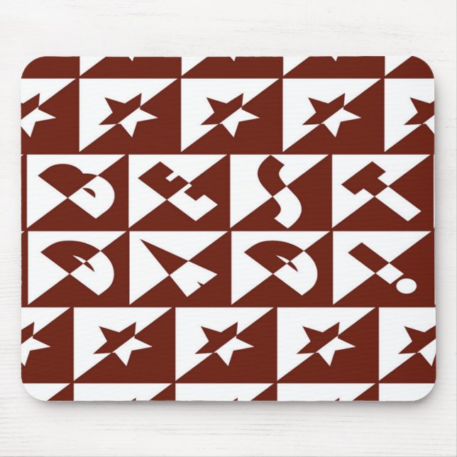 Bästa Pappa-Vild i rött Musmatta (Framsidan)