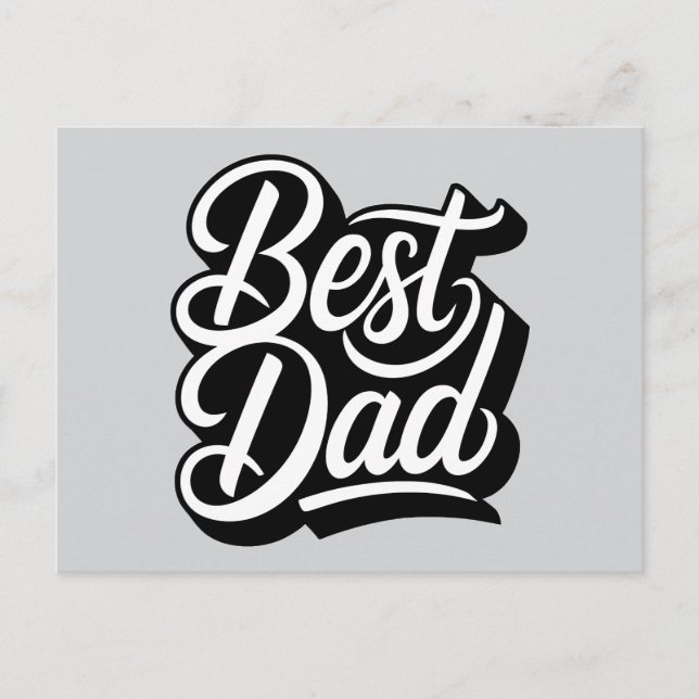 Bästa pappa vykort (Framsida)