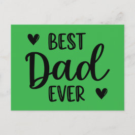 Bästa pappa. vykort