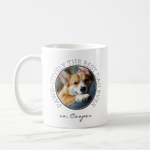 Bästa pappan för hund någonsin Söt anpassad valp h Kaffemugg