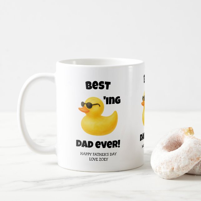 Bästa pappan någonsin | Fars dag Kaffemugg (Med munk)
