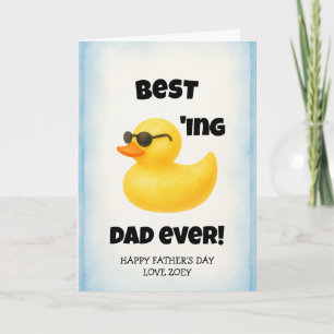 Bästa pappan någonsin   Fars dag Kort