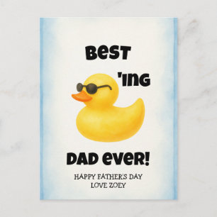 Bästa pappan någonsin Fars dag Vykort