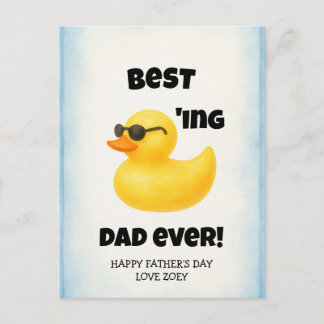 Bästa pappan någonsin | Fars dag Vykort