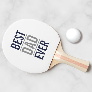 Bästa Pappan någonsin Modern marin blått Pingisracket