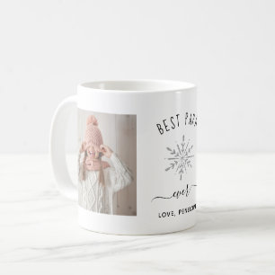 Bästa Pappan någonsin Två foto- och Silver-sn Kaffemugg