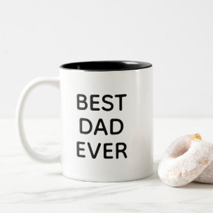 Bästa Pappan någonsin Två ton-Fars dag-kaffe M Två-Tonad Mugg