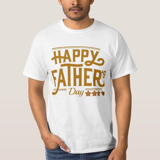 Bästa pappas dag t shirt (Framsida)