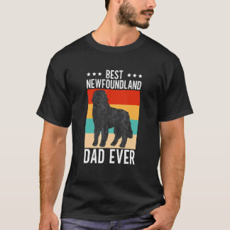 Bästa pappas Newfoundlandshund någonsin Newfie Hun T Shirt