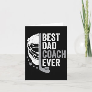 Bästa pappatränare någonsin Farsdag Hockey Kort