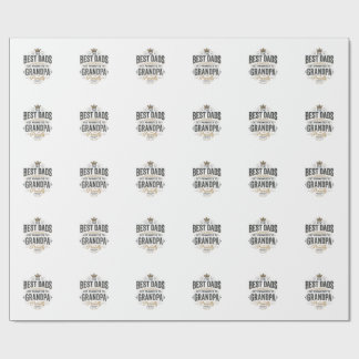 Bästa pappor befordrade till farfar vintage skjort presentpapper