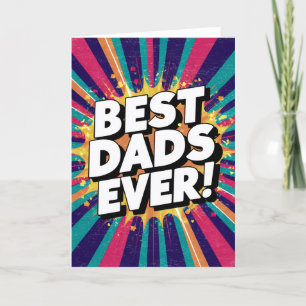 Bästa Pappor varje Fars dag Card Gay Pappor Tack Kort