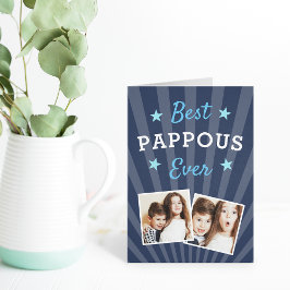 Bästa Pappous någonsin | Fars dag Photo Kort