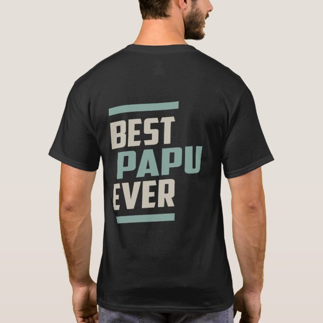 Bästa papu någonsin tee (Baksida)