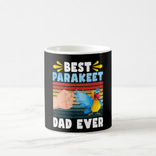 Bästa parakeet Pappa någonsin, Vintage, Bird Älska Kaffemugg