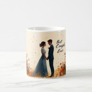 Bästa paret någonsin Romatisk bröllop & årsdag Kaffemugg