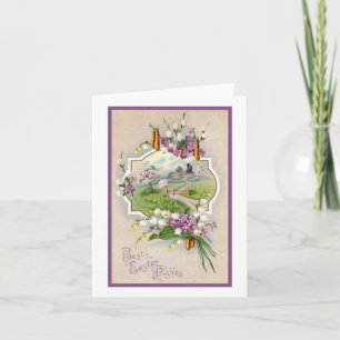 Bästa Påsk Önskemål Vintage Helgkort