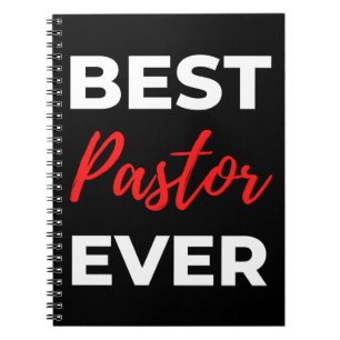 Bästa pastor någonsin anteckningsbok