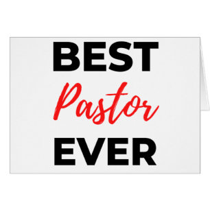 Bästa pastor någonsin bl hälsningskort