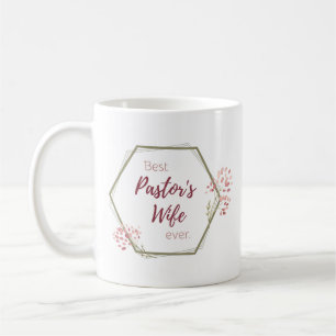 Bästa pastorfrun någonsin inspirationslyft kaffemugg