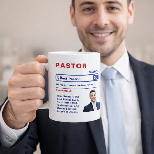 Bästa pastorn någonsin Foto kaffemugg – Tack