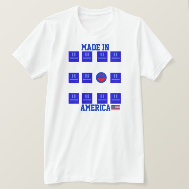 BÄSTA PATRIOTISKA - TSHIRTS - GJORDA I AMERIKA - F (Design framsida)