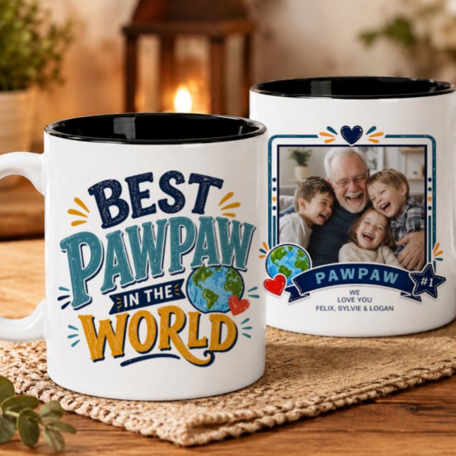 Bästa Pawpaw i Världen Foto Mugg (Skapare uppladdad)