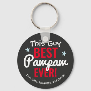 Bästa Pawpaw någonsin-eget namn Nyckelring