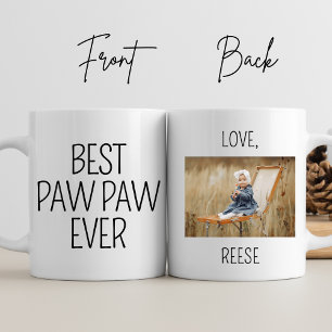 Bästa Pawpaw någonsin-Personligen - Fotopastyper Mugg
