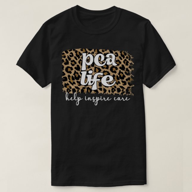 Bästa PCA-assistent för patientvård PCA sjukhuspul T Shirt (Design framsida)